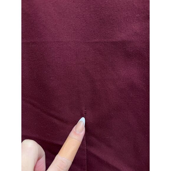 Figs Casma 3 Pocket Scrub Top Size Small Burgundy Tech Nurse Medical Uniform - Picture 7 of 9